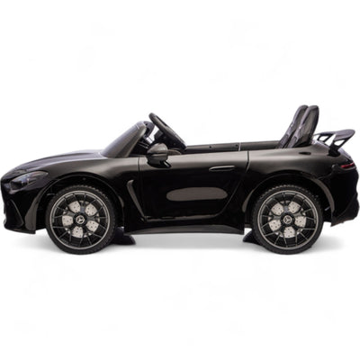 Coche Eléctrico para Niño MERCEDES GT63 24v STRONG XXL Negro Metalizado c/ MP4, RUEDAS DE GOMA & ASIENTO DE PIEL