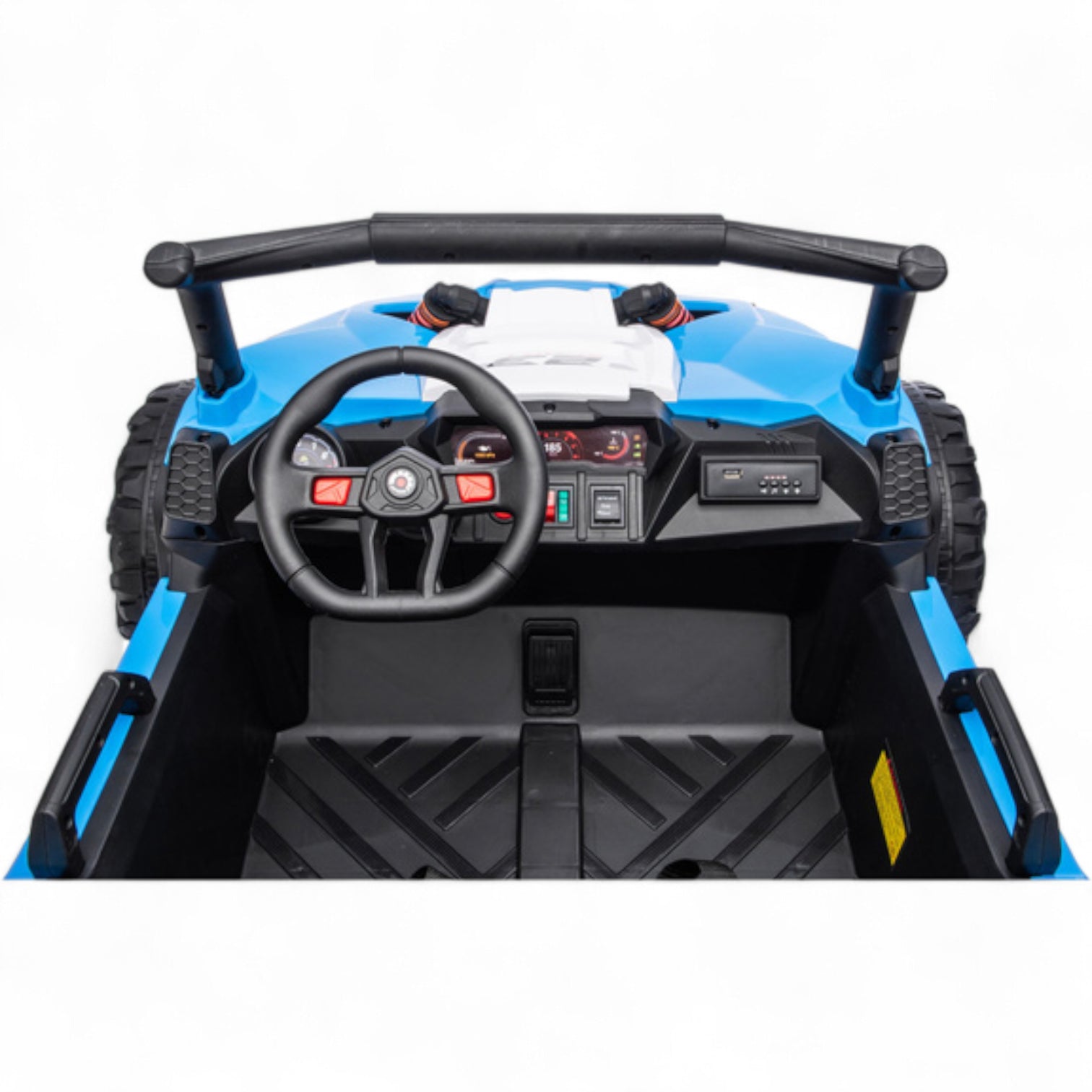 Coche Eléctrico para Niño BUGGY TURBO SPORT 4x4 24v Azul c/ RUEDAS DE GOMA & ASIENTO DE PIEL