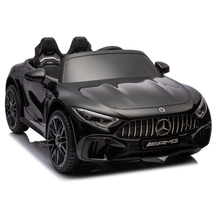 Coche Eléctrico para Niños MERCEDES SL63 Negro 4x4 2 LUGARES 24v c/ RUEDAS DE GOMA & ASIENTO DE PIEL