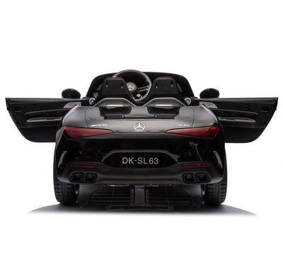 Coche Eléctrico para Niños MERCEDES SL63 Negro 4x4 2 LUGARES 24v c/ RUEDAS DE GOMA & ASIENTO DE PIEL