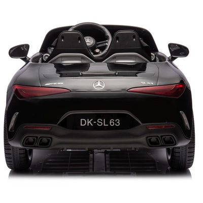 Coche Eléctrico para Niños MERCEDES SL63 Negro 4x4 2 LUGARES 24v c/ RUEDAS DE GOMA & ASIENTO DE PIEL