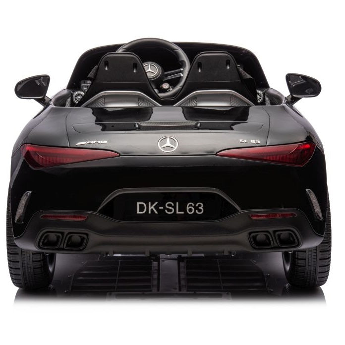 Coche Eléctrico para Niños MERCEDES SL63 Negro 4x4 2 LUGARES 24v c/ RUEDAS DE GOMA & ASIENTO DE PIEL